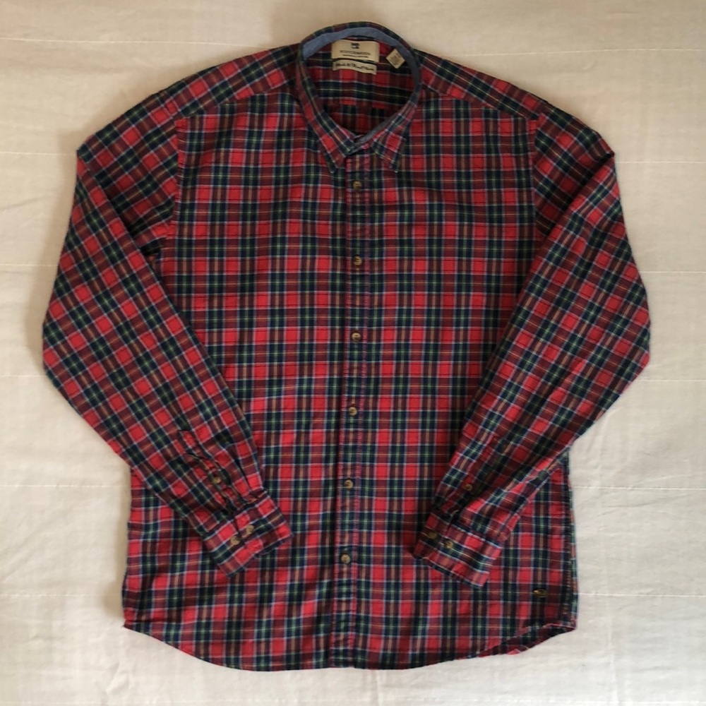 MENS Scotch & Soda Flannel Long Sleeve Buttoned Shirt
